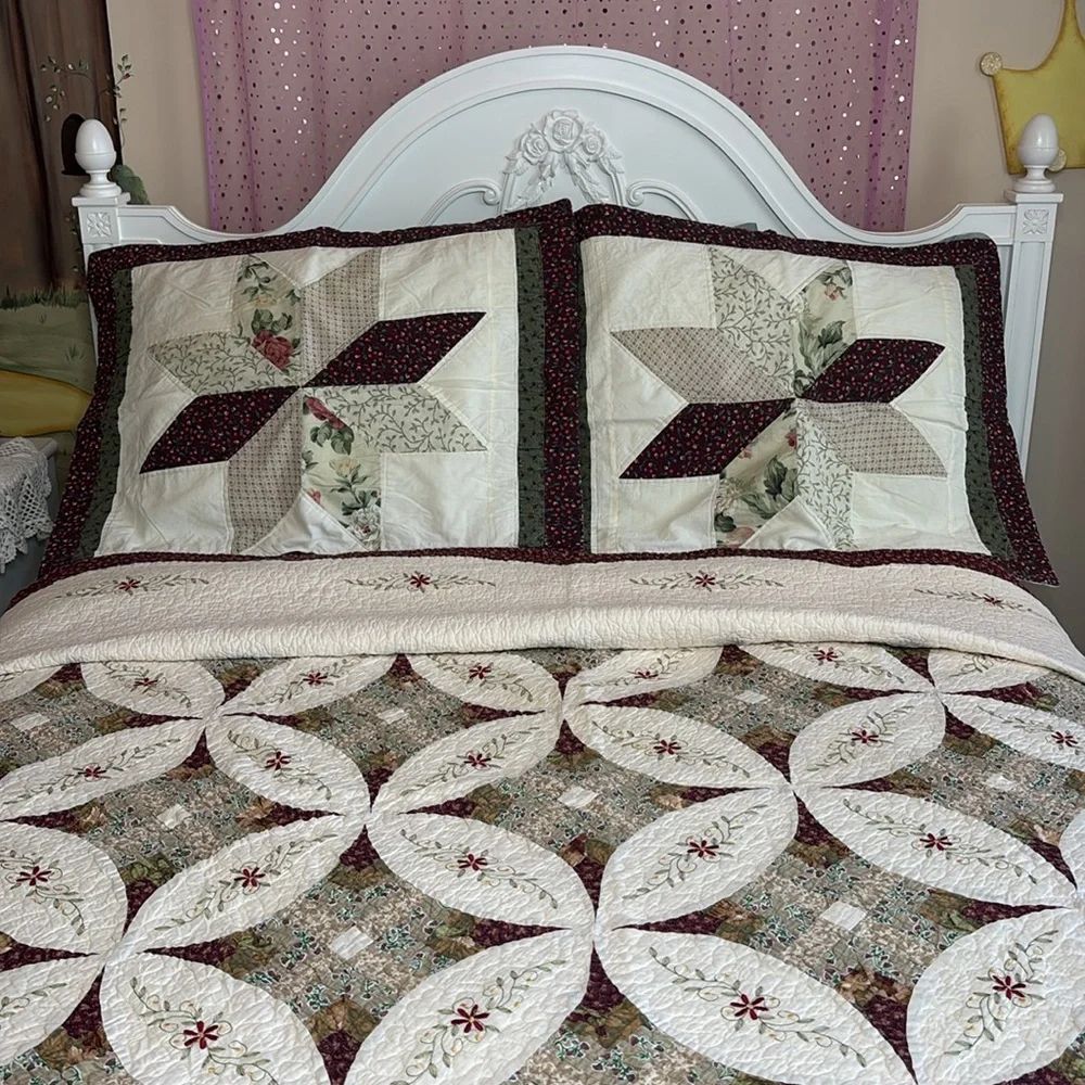 Vintage handcrafted quilt